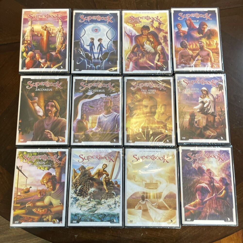 Super Book Let The Adventure Begin DVDs Lot 12 New Sealed Season 5